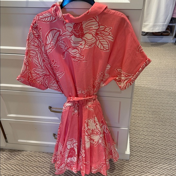 HEMANT & NANDITA Coral Floral Shirt - Picture 5 of 5